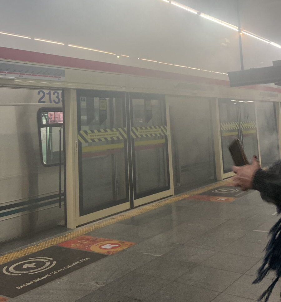 Fumaça no Metrô de São Paulo