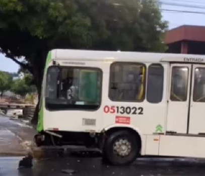 acidente manaus bus carro